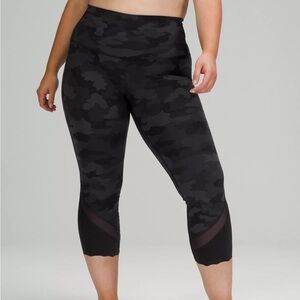 Lululemon Wonder Under Scallop Hem Hi Rise